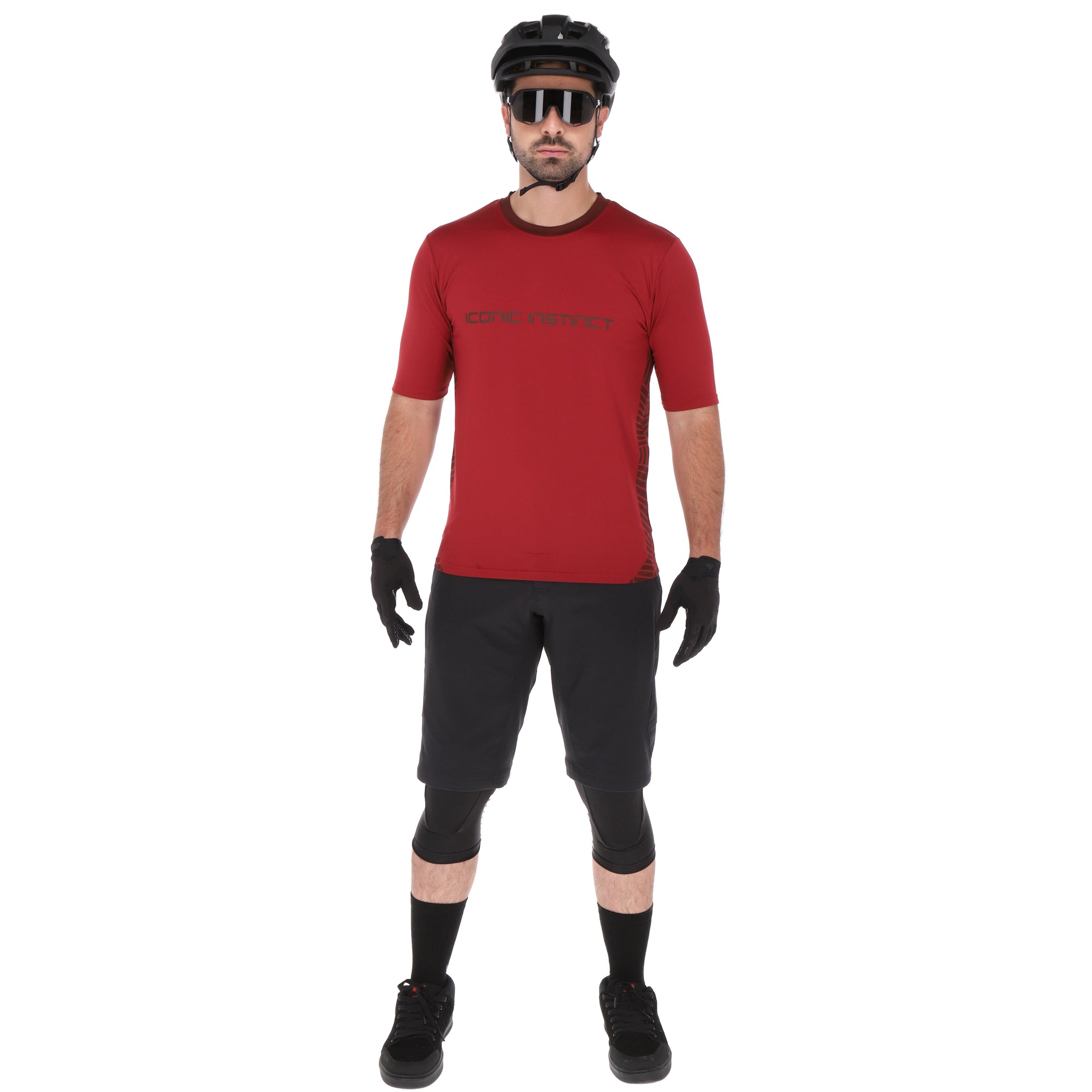 MTB Highline Jersey - Dark Red
