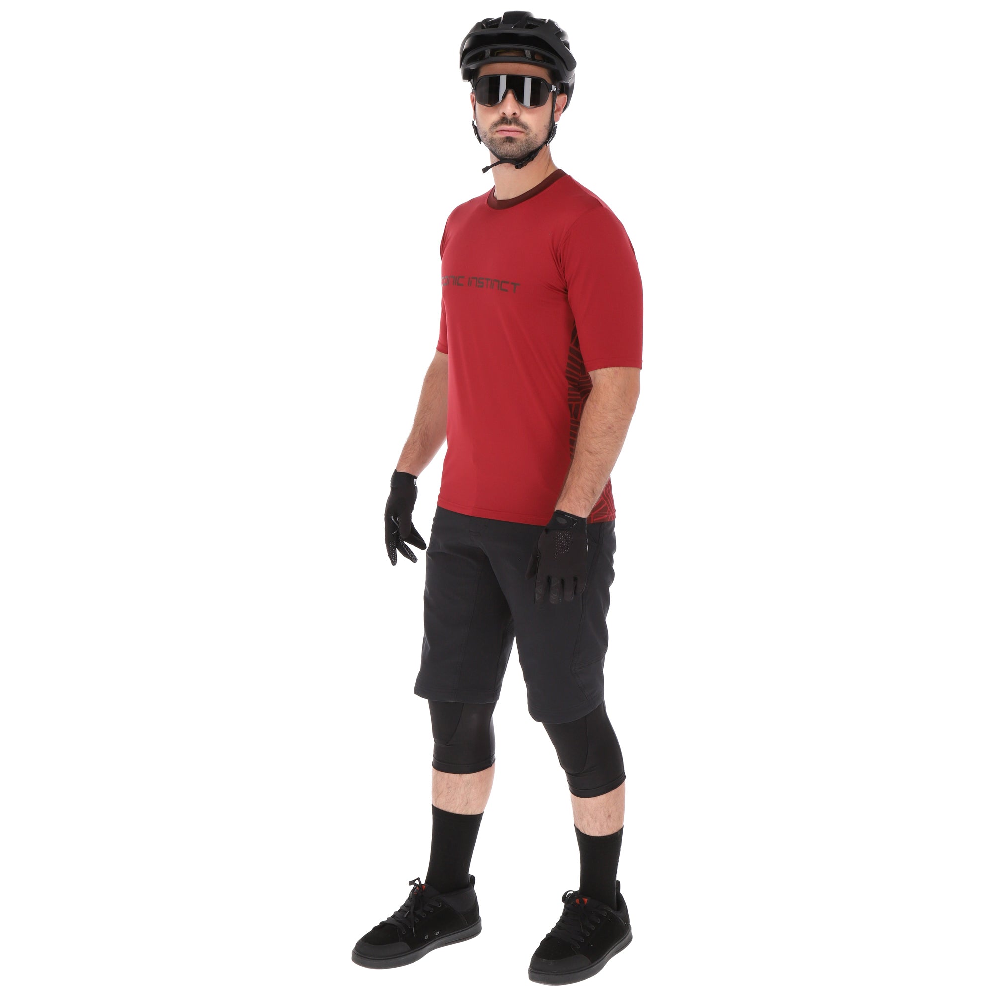 MTB Highline Jersey - Dark Red