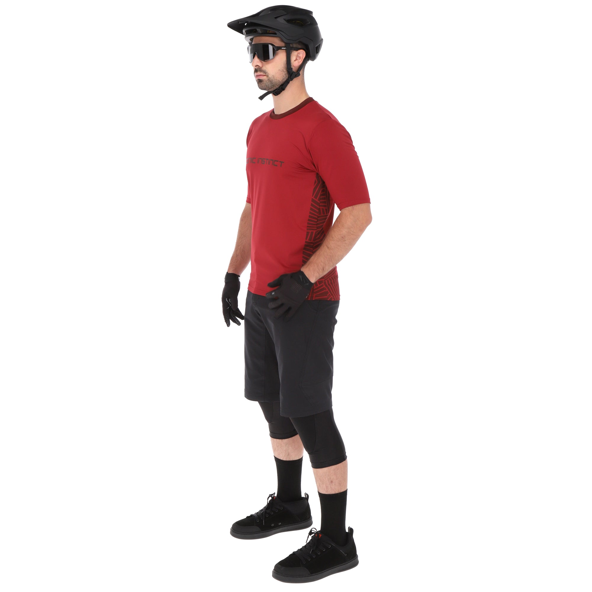 MTB Highline Jersey - Dark Red